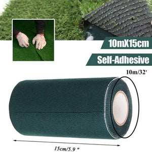 15*1000 Cm Garden Self Adhesive Joining Green Tape Synthetic Lawn Grass Artificial Turf Seaming Decoration Grass Jointing Tape