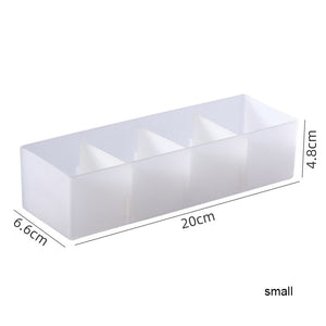 1pc Makeup brush Container Storage Office Organization Desktop Adjustable divided Box Cosmetic Jewelry For Home Organizer Bins