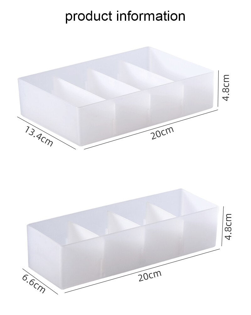 1pc Office Organization Desktop Adjustable divided Box Cosmetic Jewelry  Makeup brush Container Storage For Home Organizer Bins