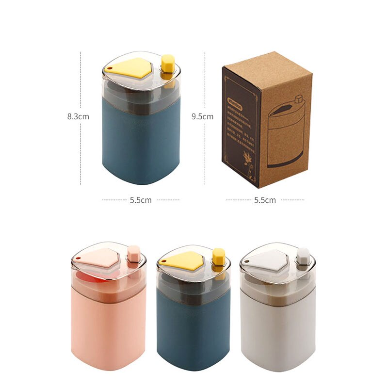 Automatic Toothpick Box Portable Transparent Pop-up Household Table Toothpick Container Storage Box Toothpick Dispenser Storage