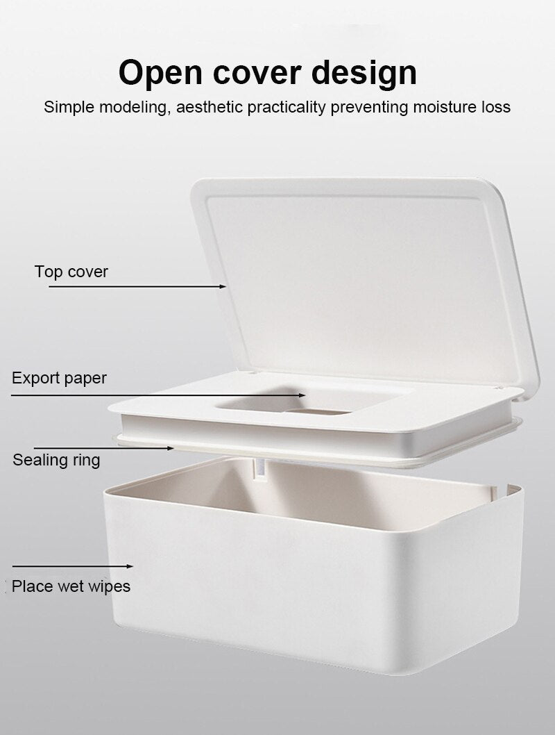 Disposable Mask Storage Box Dust-proof Sealed Mouth And Nose Mask Temporary Storage Box Large Capacity Mask Storage Boxes Bins