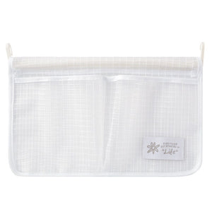 Kitchen Double Compartment Hanging Bag Breathable Mesh Bag Refrigerator Storage Mesh Bag Hanging Household Classification Hook