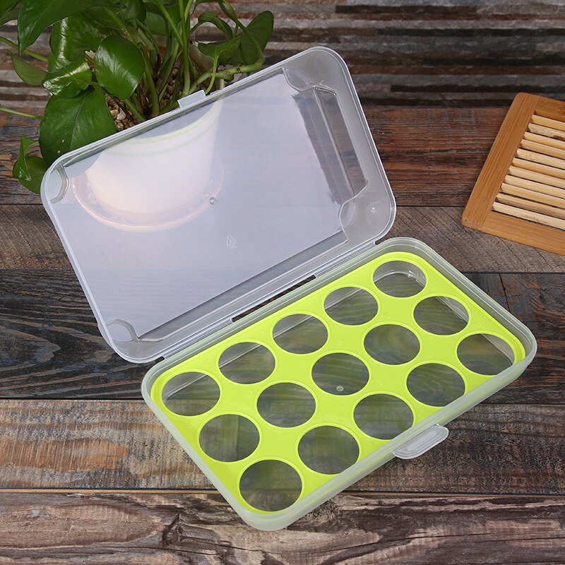 Refrigerator Fresh Box 15 Cell Case Practical Egg Case Egg Portable Food Box Wild Storage Boxs Bins Multifunctional Container