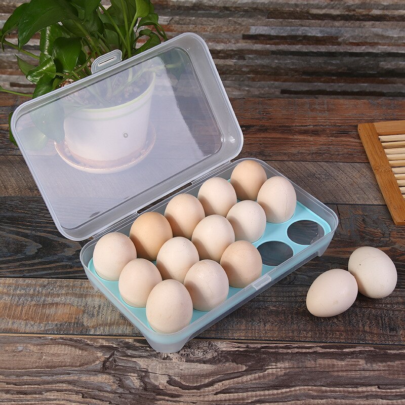 Refrigerator Fresh Box 15 Cell Case Practical Egg Case Egg Portable Food Box Wild Storage Boxs Bins Multifunctional Container