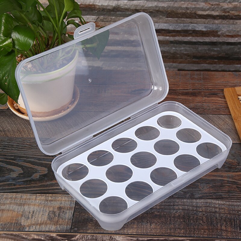 Refrigerator Fresh Box 15 Cell Case Practical Egg Case Egg Portable Food Box Wild Storage Boxs Bins Multifunctional Container