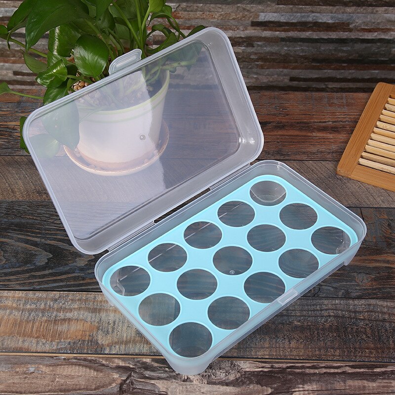 Refrigerator Fresh Box 15 Cell Case Practical Egg Case Egg Portable Food Box Wild Storage Boxs Bins Multifunctional Container