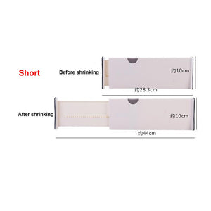 Retractable Adjustable Drawer Partition Board Plastic Partition Classification DIY Household Wardrobe Storage Telescopic Part